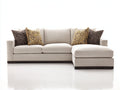 Sofás de esquina tela tapizada 260 x 170 x 85 cm - Beige - Diseño moderno con chaise longue